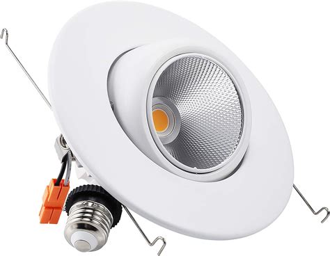 6 inch gimbal led recessed light with junction box|halo 6 led retrofit adjustable.